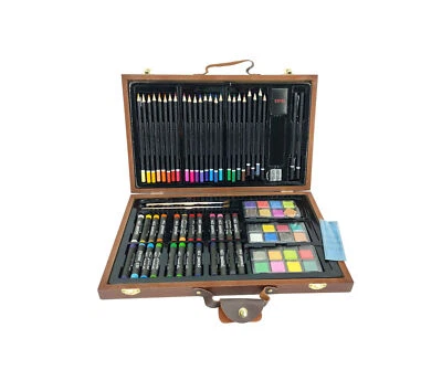 FIXTUREDISPLAYS 149 Pieces Art Supplies, Art Set for Kids Teens Girls Boys Adult Wood Box Case