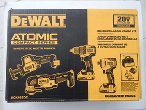 DEWALT DCK489D2 20V Max 4 Tool Cordless Combo Kit New - Picture 1 of 5