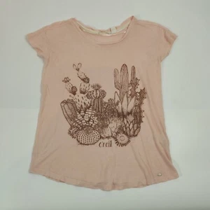 O'Neill Women's Small Blush Pink "Cali Nature" T-Shirt 41% Linen Summer Light - Picture 1 of 10