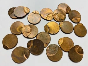 LINCOLN CENT OFF CENTER STRUCK 1x ERROR O/C UNC ESTATE RARE - Picture 1 of 2