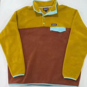 Patagonia Men’s Synchilla Snap-T Pullover Sisu/Brown Size XXL NWT - Picture 1 of 10