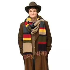Doctor Who Scarf 4th doctor Deluxe Striped Scarf Tom Baker Costume - Picture 1 of 4