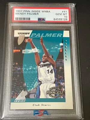 1997 Pinnacle WNBA Wendy Palmer Rookie PSA 10 Virginia Cavaliers - Image 1 of 2