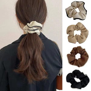 SCRUNCHIE HAIR SCRUNCHY PONYTAIL HOLDER TIE ELASTIC BUN RING ANIMAL HAIRBOBBLE j - Picture 1 of 15