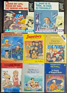 Doonesbury Posten von 8 Softcover Büchern G.B. Trudeau Vintage Comics Strip Cartoons - Bild 1 von 3