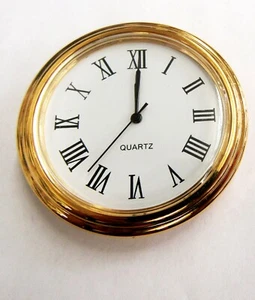  BRAND NEW 2 "  MINI QUARTZ CLOCK MOVEMENT -POP-IN  #15236 - Picture 1 of 3