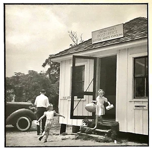 Vintage SOL LIBSOHN GELATIN SILVER PHOTO Cape Hatteras NC Buxton Post Office WPA - Picture 1 of 6