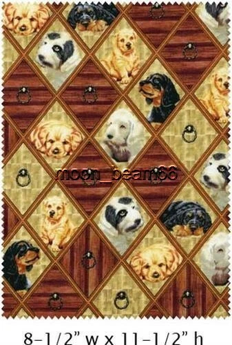 Tecido de algodão BTY Puppy Love Parents & Pups por Robert May por jarda 74295 - Imagem 1 de 1