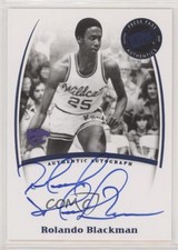 2007-08 Press Pass Legends Saturday Signatures Rolando Blackman Auto