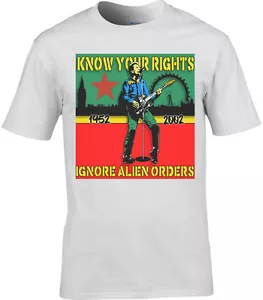Camiseta Joe Strummer Homenaje Diseño Original The Clash Todo Color Fans Punk Rock - Imagen 1 de 2