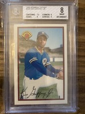 1989 Bowman Tiffany #220 Ken Griffey Jr. Rookie RC BGS 8 Graded Collector's Ed.