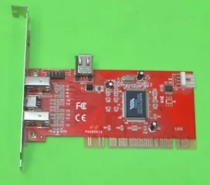 VIA 4 Port Firewire 400 (IEEE1394) Card , PCI, Windows PC Only *Used* VT6306 - Picture 1 of 3