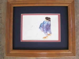 R C Gorman,  NAVAJO TURQUOISE , Navajo, framed, matted with glass - Picture 1 of 2