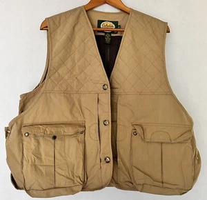 Cabela's Vest Khaki Gear Fly Fishing Hunting Utility Outdoor Gear Men’s XL - Picture 1 of 3