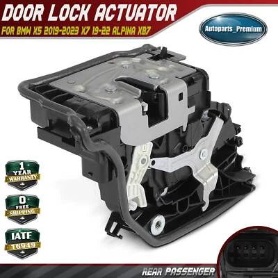 Rear Right Door Lock Actuator for BMW X5 2019-2023 X7 2019-2022 Alpina XB7 2021 - Image 1 of 4