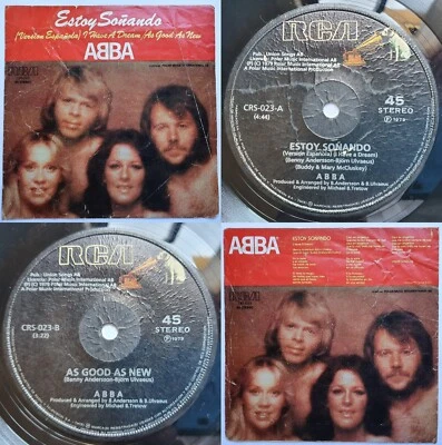 ABBA I HAVE A DREAM (IN SPANISH)/AS GOOD AS NEW 1979 UNIQ PS MEGARARE CHILEAN PR - Image 1 of 4