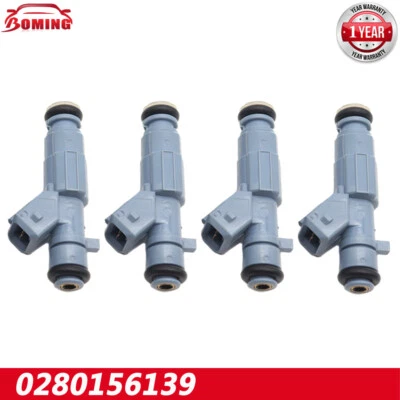 4 PIEZAS 0280156139 Inyectores de Combustible Nuevos Peugeot 206 307 Citroen C4 9642872780 Foto 1 de 4