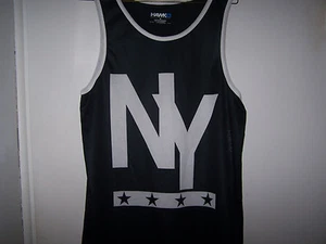 TONY HAWK New York Muscle shirt Black and White Medium NEW - Picture 1 of 4