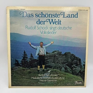 RARE 1972 Rudolf Schock Das schönste Land der Welt LP Record German Folk Vinyl - Picture 1 of 4