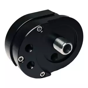 Feuling Moto Motorcycle Motorbike Offset Oil Filter Adapter Black - Picture 1 of 1