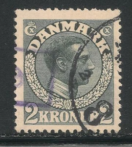 Dinamarca #133 (A17) en muy buen estado usado - 1913-20 2k King Christian X - Imagen 1 de 1