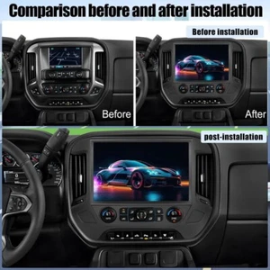 Carplay For 2014-2018 Chevrolet Silverado GMC Sierra Android 13 Car Stereo Radio - Picture 1 of 9