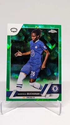 2022-23 Sapphire Women's UEFA Kadeisha Buchanan Green #/99 #49 - Image 1 of 2