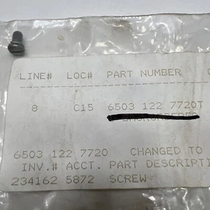 NEW STIHL CARB SHAFT SCREW PN 6503 122 7720 - Picture 1 of 4