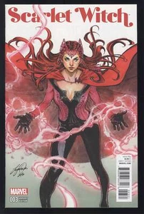SCARLET WITCH #3 1:25 SIYA OUM VARIANT COVER HTF NM 1ST WITCHES' ROAD - Picture 1 of 2