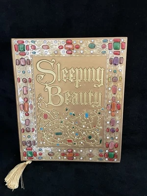 Libro de cuentos de la Bella Durmiente de los parques de Disney réplica diario grande nuevo Foto 1 de 4