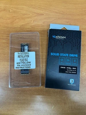Ataram 256GB SSD  NVME MAC PCIe PM2 3.0 x4 Solid state for MAC - Image 1 of 4
