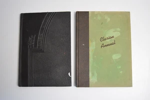 2 Annuario Annuale Vintage Clarion Salem Oregon High School 1936 e 1937 - Foto 1 di 24