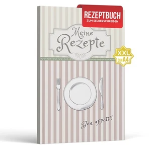A4 Rezeptbuch Selberschreiben Kochbuch Backbuch Rezeptordner Rezepte Geschenk - Bild 1 von 7
