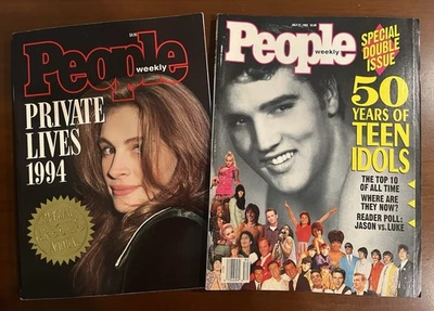 PEOPLE Magazine Specials Elvis Beatles Marky Mark Poster 1992 JULY 27 + 1994 - Image 1 of 4