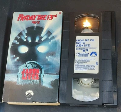 Friday The 13th Part VI: Jason Lives VHS Paramount 1986 - Authentic Tested 😎🔥 - Image 1 of 4
