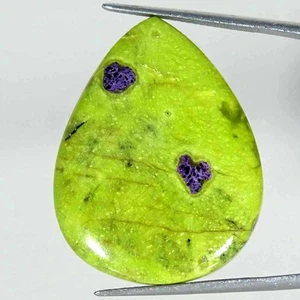 Piedra preciosa suelta cabujón pera atlasita natural de 26,20 quilates 24x31x4 mm - Imagen 1 de 5