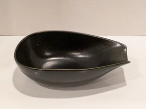 Roseville Raymor Modern Stoneware Green Serving Bowl No.160 Ben Seibel - Picture 1 of 9