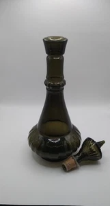 Vtg Jim Beam I Dream of Jeannie Genie Bottle 1964 Smoke Green Decanter Excellent - Picture 1 of 9
