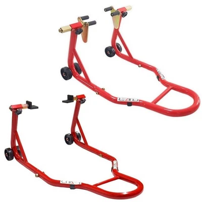 CRUIZER Cavalletto Moto Cavalletti Alzamoto Anteriore Posteriore Pinze + Piastre