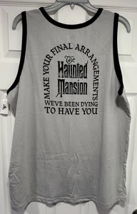 Disney Parks Haunted Mansion Trampen Geister Tank Top grau/schwarz L - Bild 1 von 4