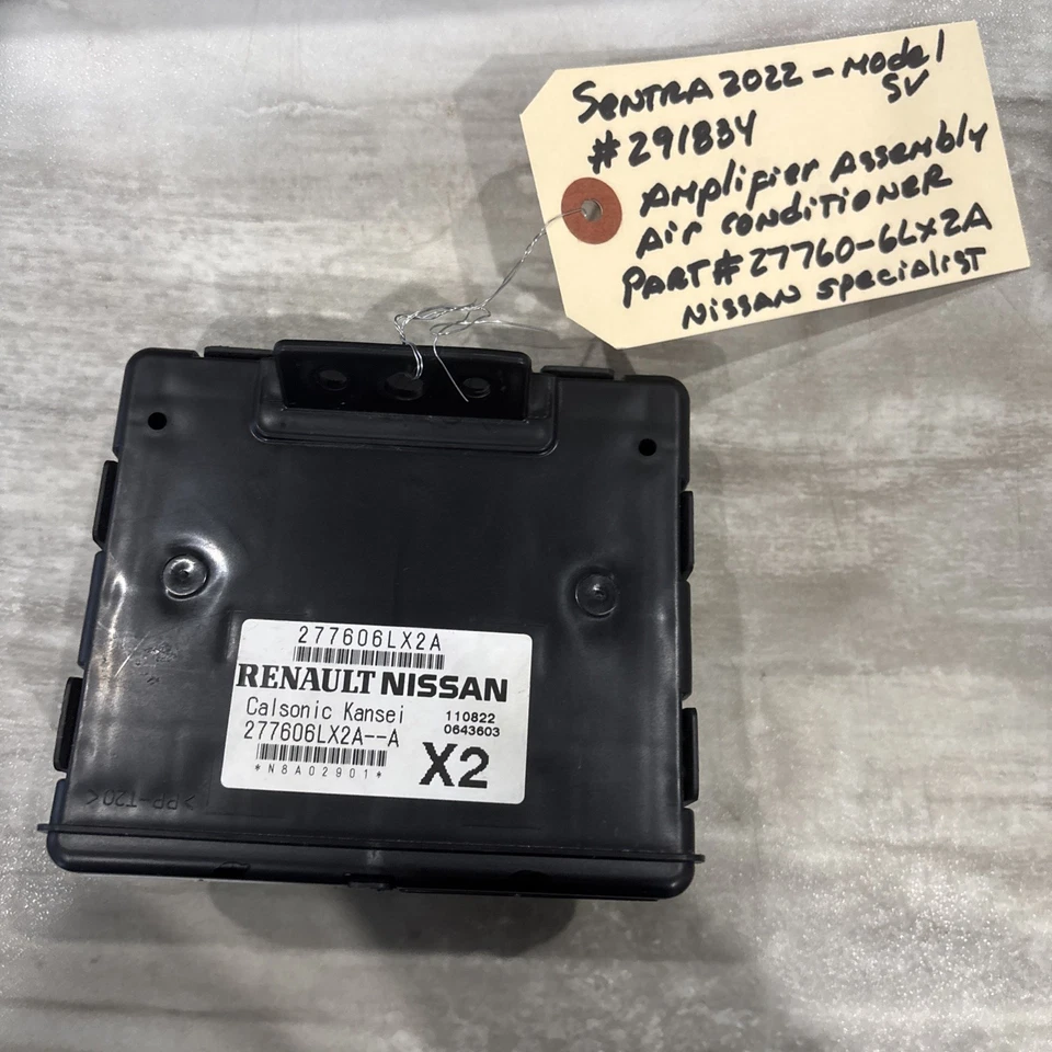 Unidad de módulo de control de aire acondicionado Nissan Sentra 2020-2024 27760-6LX2A OEM Foto 1 de 4