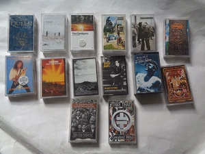 14 x Rock & Pop Cassette Tapes Queen REM Oasis Travis Take That Elton John 1990s - Picture 1 of 3