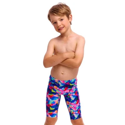 Funky Trunks Toddler Boys Wet Wave ECO Miniman Swimming Jammers, Boys Swimwear - Bild 1 von 3