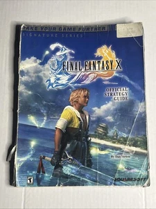 RARO Final Fantasy X Videojuego Oficial Guía de Estrategia Brady Juegos Sin Póster - Imagen 1 de 2