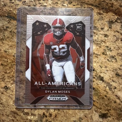 2021 Panini Prizm Draft Picks - All-American Dylan Moses #190 Silver Prizm (RC) - Image 1 of 2