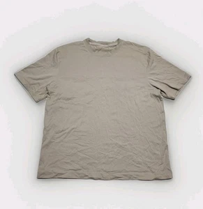 Lululemon Heavyweight Cotton Jersey T Shirt Compass Khak Beige Tan Men's L - Picture 1 of 8