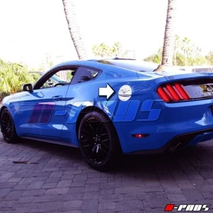 For 2015-16 17 18 19 20 2021 Ford Mustang Chrome Gas Cap Cover With Pony Logo - Imagen 1 de 8