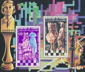 Djibouti Block59A (complete issue) unmounted mint / never hinged 1982 Chess-WM - Picture 1 of 1
