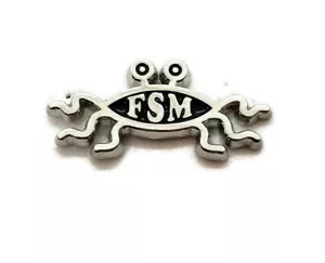 FSM Espagueti Volador Monstruo Solapa Pin Metal Esmalte Broche Insignia Botón Iglesia - Imagen 1 de 2
