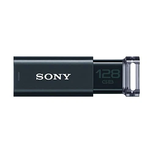Sony USB Memory USB3.0 128GB Black Capless USM128GUB Flash Drive Computer NEW - Image 1 of 1